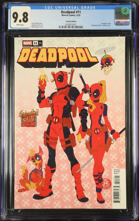 DEADPOOL 11 MARK BROOKS ANIMATED - STYLE VAR - CGC 9.8 - DelsBricks Toys & CollectiblesCollectibles:Comic Books & Memorabilia:Comics:Comics & Graphic NovelsDelsBricks Toys & Collectibles412 Comics