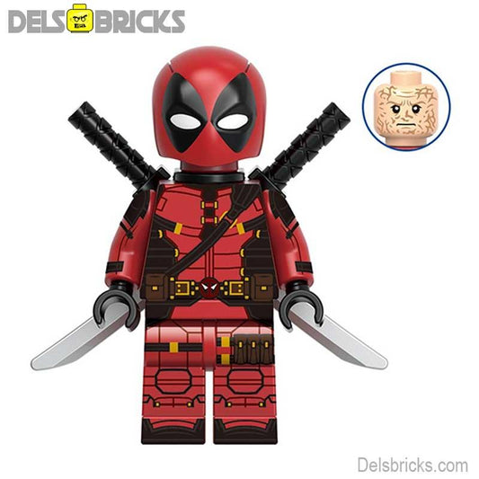 Deadpool 3 Wade Wilson marvel Lego Minifigures Custom Toys NEW - DelsBricks MinifiguresMinifiguresDelsBricks MinifiguresDelsbricks