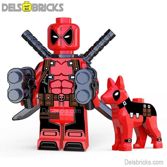 Deadpool & Dog Marvel MCU Lego Minifigures Custom Toys 1 - DelsBricks MinifiguresMinifiguresDelsBricks MinifiguresDelsbricks