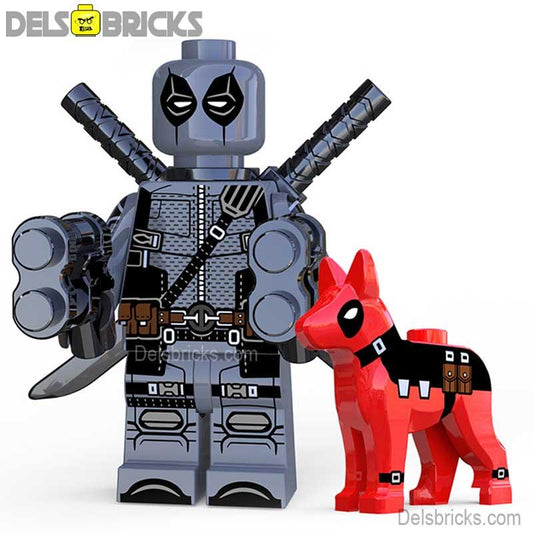 Deadpool & Dog Marvel MCU Lego Minifigures Custom Toys 2 - DelsBricks MinifiguresMinifiguresDelsBricks MinifiguresDelsbricks