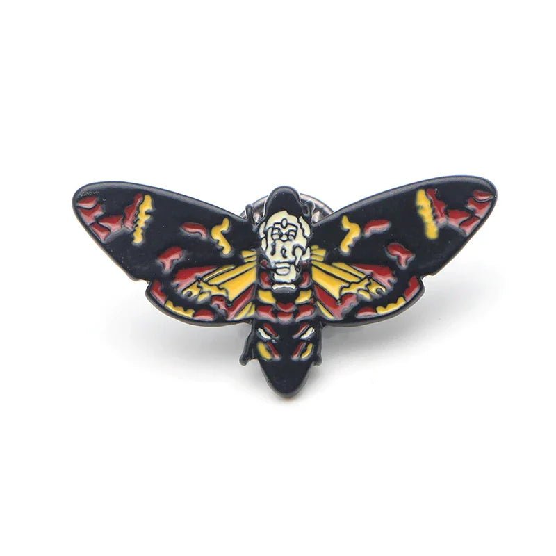 Deaths Head Moth Silence of the Lambs Enamel Pins Near Me - DelsBricks MinifiguresEnamel Pins Copper Lapel fashion PinsDelsBricks MinifiguresDelsbricks.com