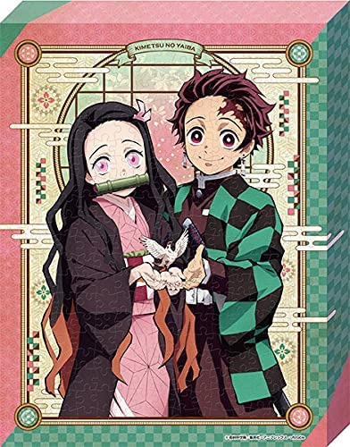 Demon Slayer Kimetsu No Yaiba Tanjiro and Nezuko Artboard Jigsaw Puzzle - Canvas Style - DelsBricks Toys & CollectiblesPuzzleDelsBricks Toys & CollectiblesSuper Anime Store