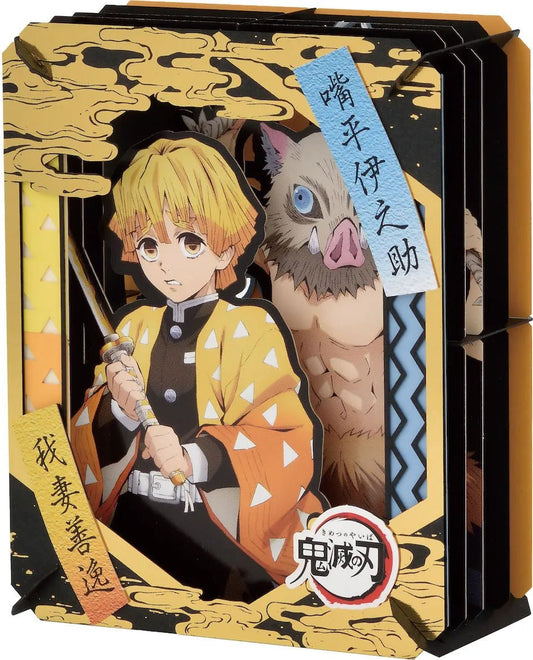 Demon Slayer Paper Theater - Zenitsu & Inosuke Kimetsu no Yaiba 3D Diorama - DelsBricks Toys & CollectiblesMangaDelsBricks Toys & CollectiblesSuper Anime Store