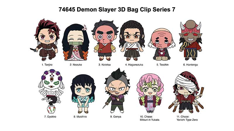 Demon Slayer Season 3 3D Foam Bag Clip Series 7 - Blind Bag Collectible - DelsBricks Toys & CollectiblesFigureDelsBricks Toys & CollectiblesSuper Anime Store