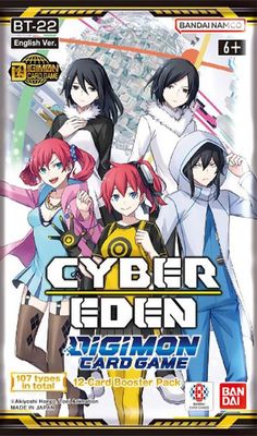 Digimon Card Game Cyber Eden Booster Pack - Official Bandai TCG - DelsBricks Toys & CollectiblesCollectible Trading CardsDelsBricks Toys & CollectiblesSuper Anime Store