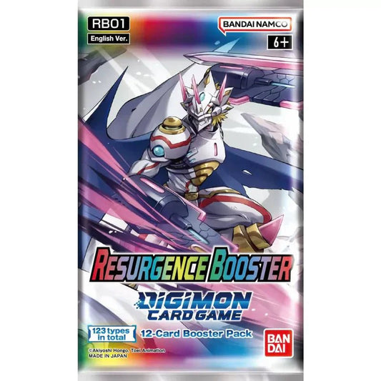 Digimon Card Game Resurgence Booster RB01 Pack - Official Bandai TCG - DelsBricks Toys & CollectiblesCollectible Trading CardsDelsBricks Toys & CollectiblesSuper Anime Store
