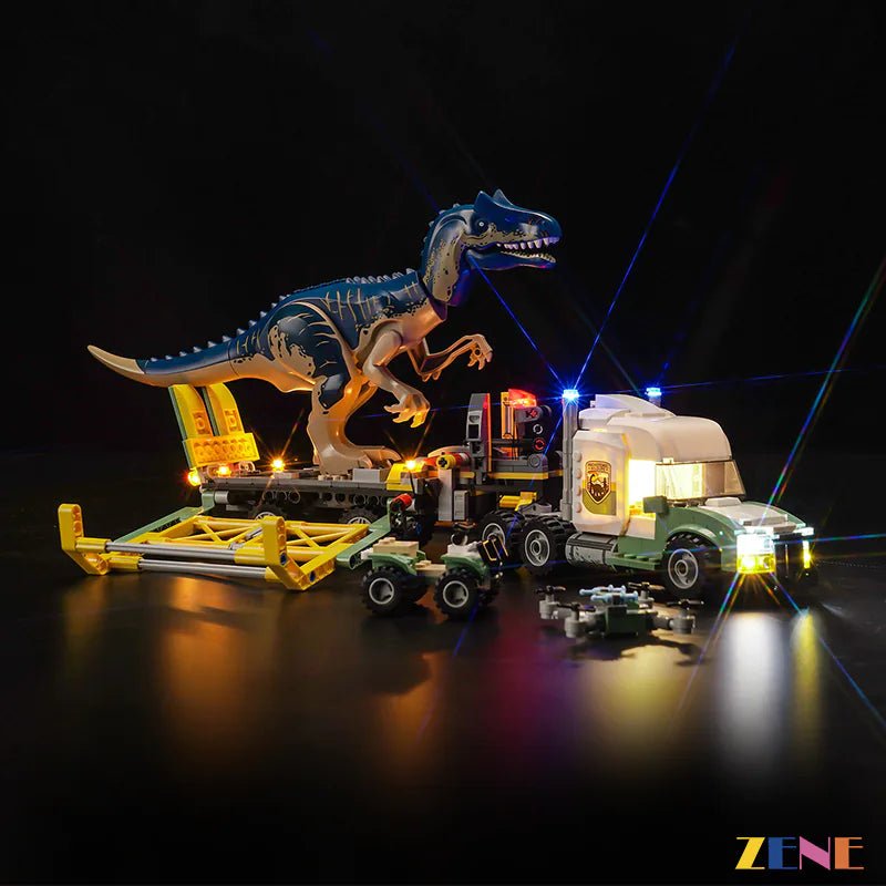 Dinosaur Missions: Allosaurus Transport Truck 76966 - DelsBricks Toys & CollectiblesLed Light Kit for LegoDelsBricks Toys & CollectiblesZENE
