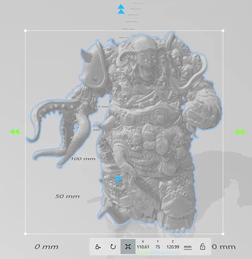 Diseased Horror by 3DArtGuy 32mm scale, 120mm, Miniature War Gaming Figure, Unclean Proxy - DelsBricks Toys & CollectiblesResin Printed MiniatureDelsBricks Toys & CollectiblesMega Diamonds & Schwartzreiter Mini Forge