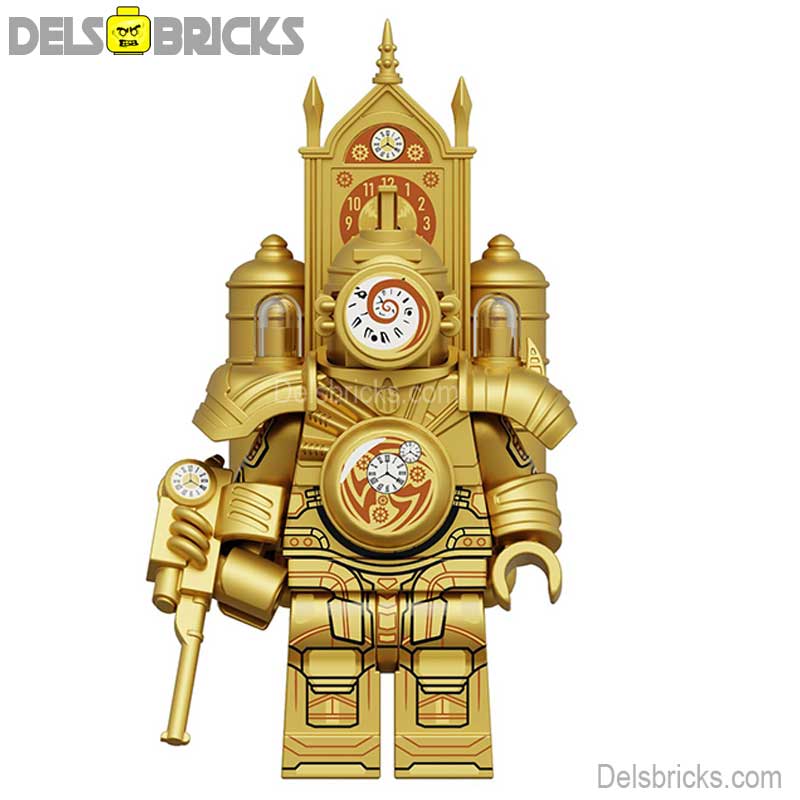 Titan Clockman Skibidi Toilet Big Figure Lego Minifigures Custom Toys