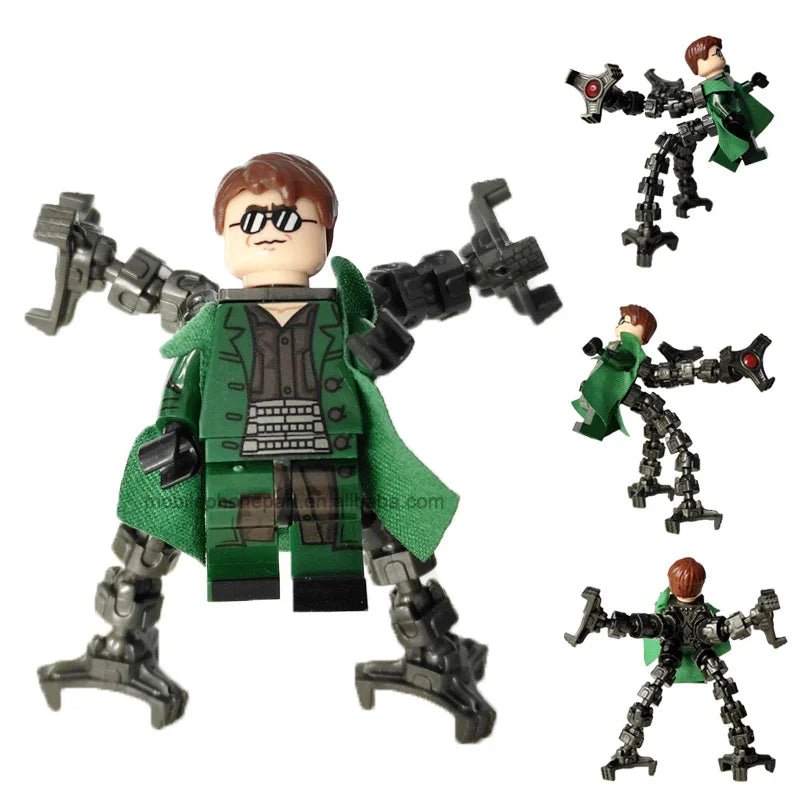 Doctor Octopus (Doc OC) from Spider - Man Lego Minifigures Custom Toys - DelsBricks MinifiguresSpiderman Lego MinifiguresDelsBricks MinifiguresDelsbricks.com