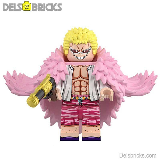 Doflamingo from ONE PIECE Anime Lego Minifigures custom toys 1 - DelsBricks MinifiguresMinifiguresDelsBricks MinifiguresDelsbricks