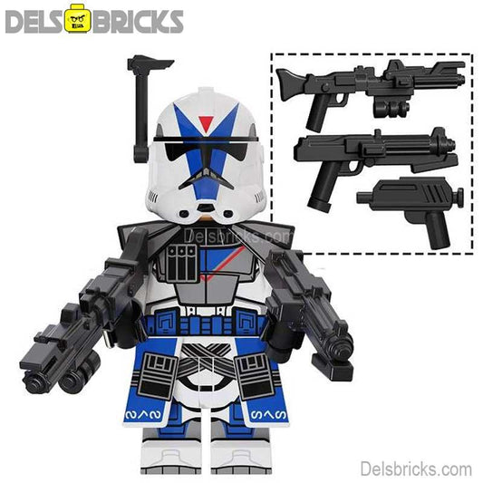Dogma 501st Legion Clone trooper Phase 2 Lego Minifigures Custom Toys - DelsBricks MinifiguresLego Star Wars MinifiguresDelsBricks MinifiguresDelsbricks.com