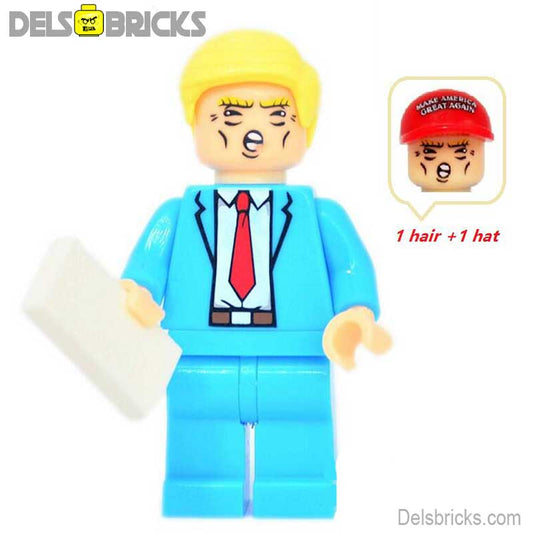President Donald Trump Lego Minifigures custom toys