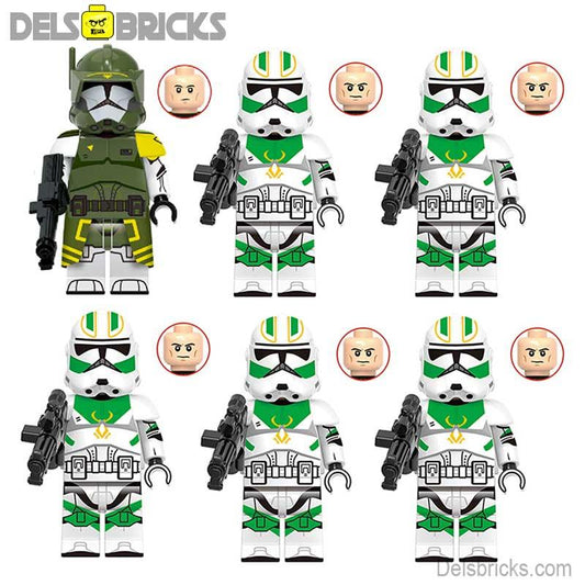 Dooms's Unit Horn Company Set of 6 Lego Star Wars Minifigures custom toys - DelsBricks MinifiguresLego Star Wars MinifiguresDelsBricks MinifiguresDelsbricks.com