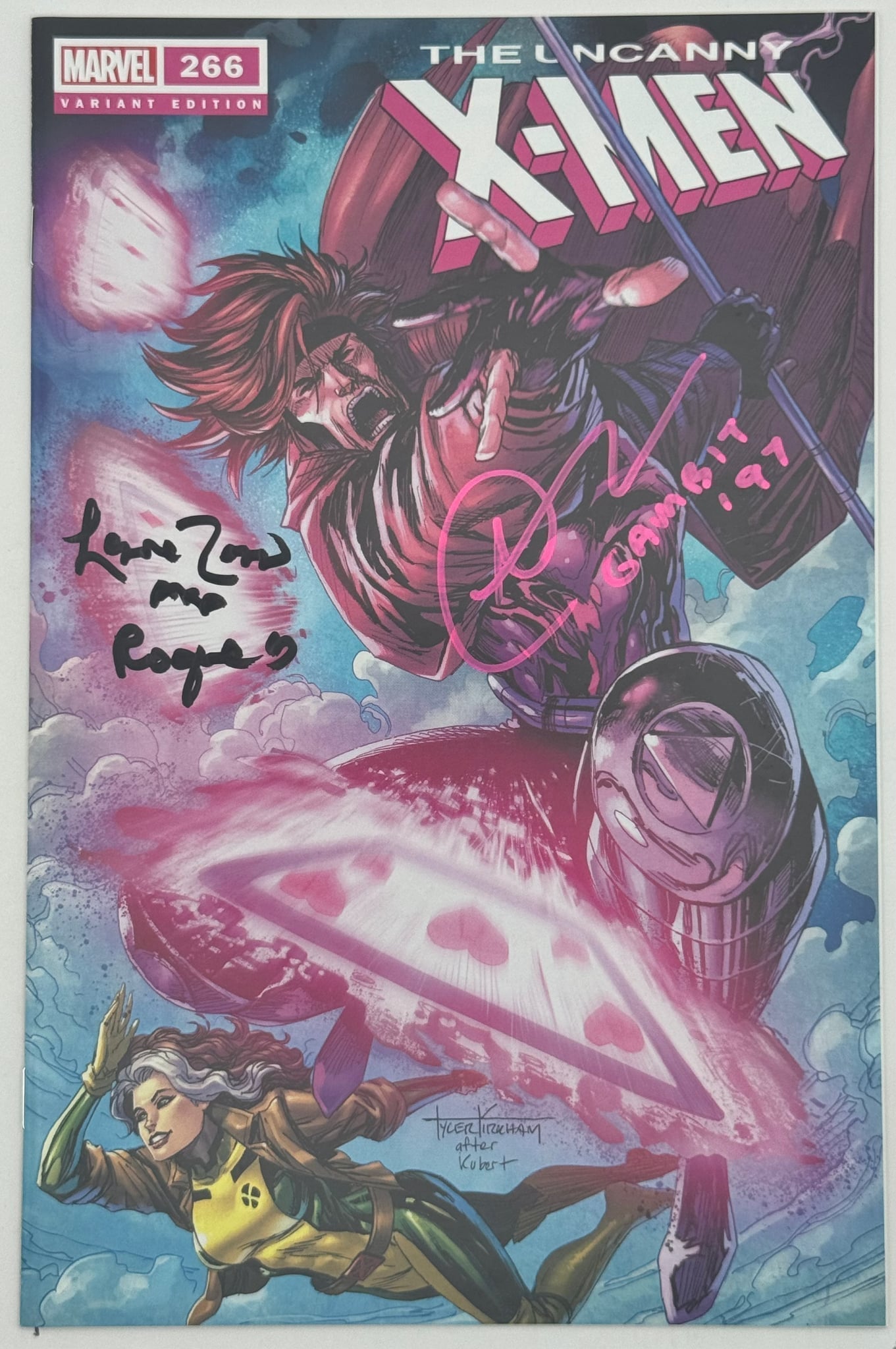 [Double Signed by Lenore Zann | Aj LoCasio] UNCANNY X - MEN 266 FACSIMILE EDITION UNKNOWN COMICS TYLER KIRKHAM VAR [IN STOCK] - DelsBricks Toys & CollectiblesComic BookDelsBricks Toys & CollectiblesUnknown Comic Books