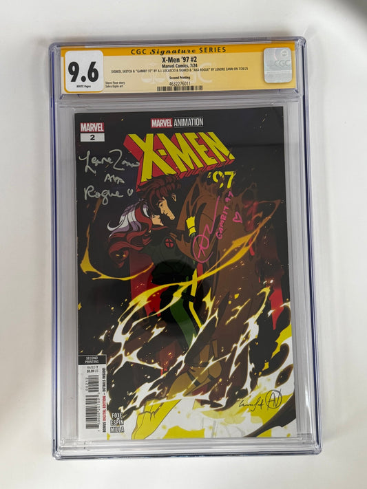 [DOUBLE SIGNED LENORE ZANN | AJ LOCASCIO] X - MEN '97 2 CGC 9.6 Yellow Label 2nd PTG Steve Espin Var - DelsBricks Toys & CollectiblesCOMIC BOOKDelsBricks Toys & CollectiblesUnknown Comic Books