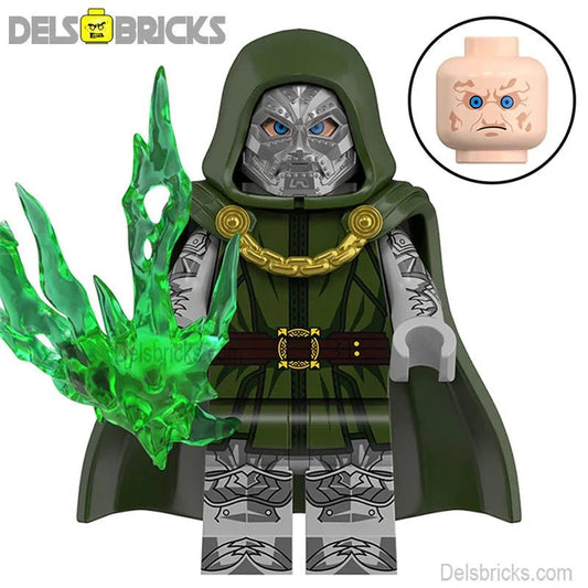 Dr Doom Fantastic Four First Steps Lego Minifigures Custom Toys 1 - DelsBricks MinifiguresMinifiguresDelsBricks MinifiguresDelsbricks
