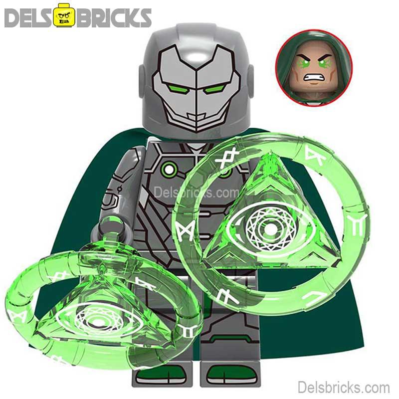 Dr Doom Infamous Ironman Suit lego Minifigures Custom Toys - DelsBricks MinifiguresMinifiguresDelsBricks MinifiguresDelsbricks