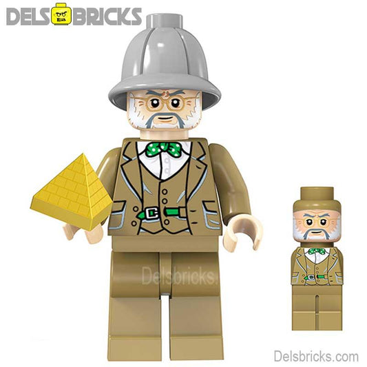 Dr Henry Jones form Indiana Jones | Lego Minifigures Custom Toys - DelsBricks MinifiguresMinifiguresDelsBricks MinifiguresDelsbricks