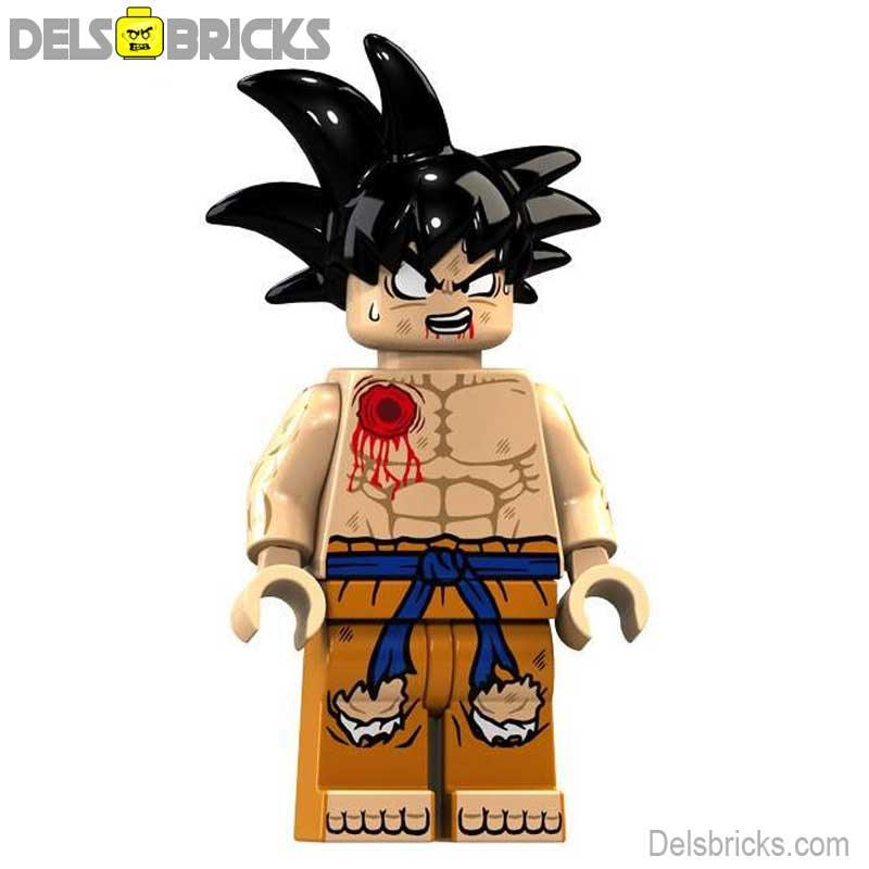 Dragon Ball Z Goku Super Saiyan Battle wounded - DelsBricks MinifiguresMinifiguresDelsBricks MinifiguresDelsbricks