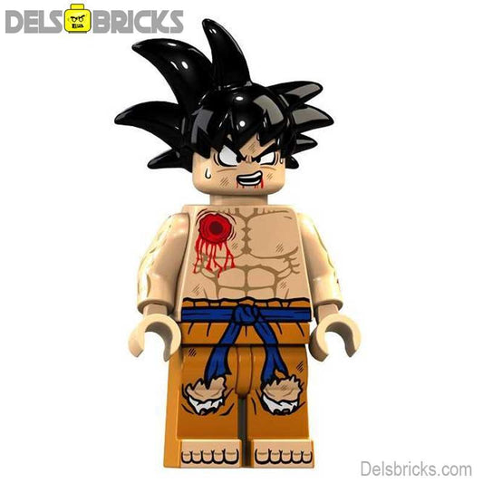 Dragon Ball Z Goku Super Saiyan Battle wounded - DelsBricks MinifiguresMinifiguresDelsBricks MinifiguresDelsbricks