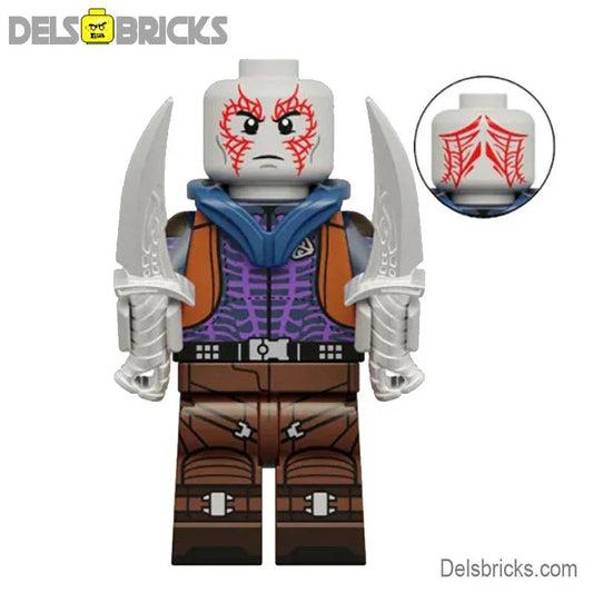 Drax the Destroyer Guardians of the Galaxy 3 Lego Marvel Minifigures - DelsBricks MinifiguresMinifiguresDelsBricks MinifiguresDelsbricks