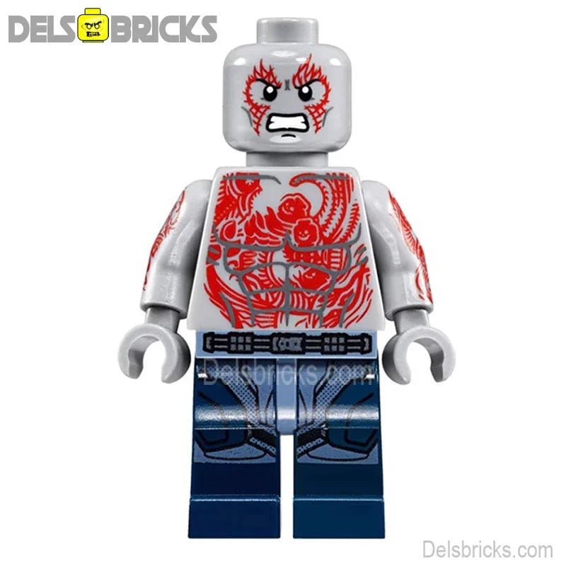 Drax the Destroyer Guardians of the Galaxy Lego Marvel Minifigures - DelsBricks MinifiguresMinifiguresDelsBricks MinifiguresDelsbricks