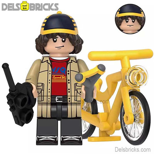 Dustin Henderson Stranger Things Lego Minifigures Custom Toys - DelsBricks MinifiguresMinifiguresDelsBricks MinifiguresDelsbricks