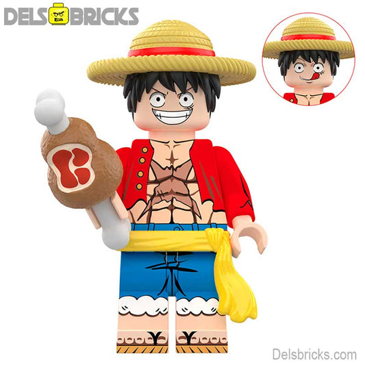 Monkey D Luffy from One Piece Lego Anime Minifigures