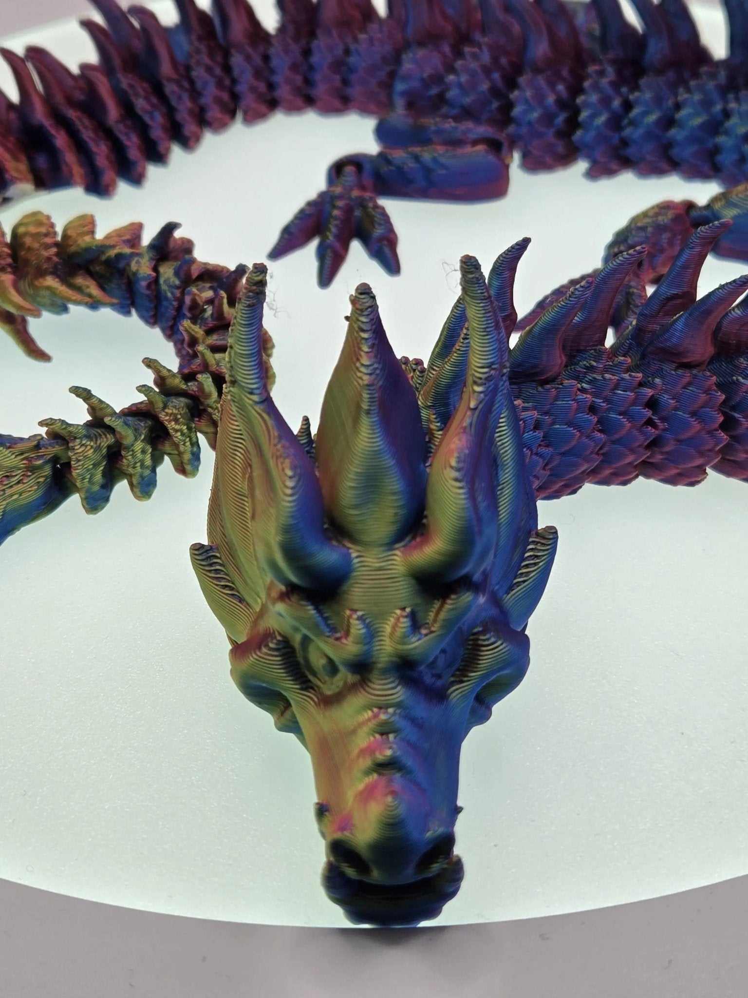 East Dragon Yuzhi, by BendyBuddies 3D Printed, 1 Color PLA, articulated dragon, fidget, toy, 18 inches - DelsBricks Toys & CollectiblesFDM Articulated ToyDelsBricks Toys & CollectiblesMega Diamonds & Schwartzreiter Mini Forge