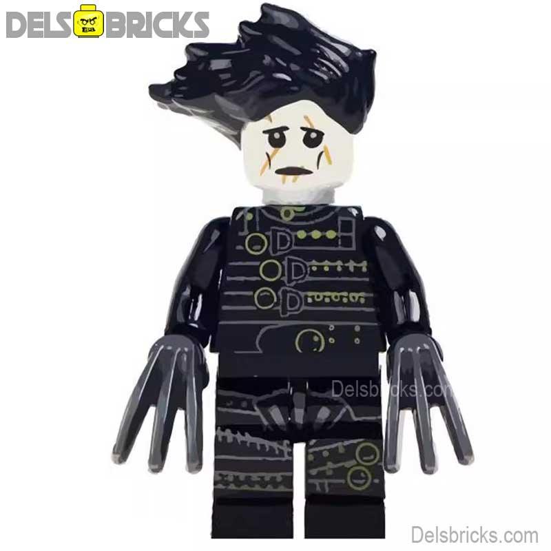 Edward scissorhands Lego Minifigures Custom Toys - DelsBricks MinifiguresMinifiguresDelsBricks MinifiguresDelsbricks
