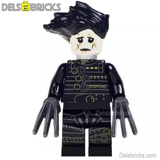 Edward scissorhands Lego Minifigures Custom Toys - DelsBricks MinifiguresMinifiguresDelsBricks MinifiguresDelsbricks