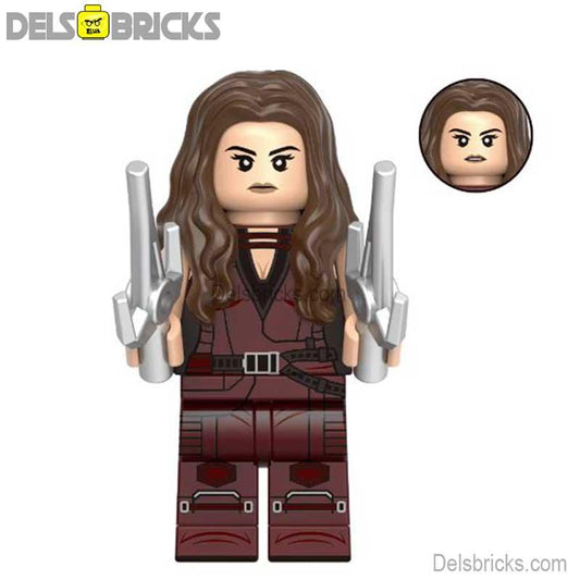 Elektra from Deadpool & Wolverine Movie Lego Minifigures Custom Toys - DelsBricks MinifiguresMinifiguresDelsBricks MinifiguresDelsbricks