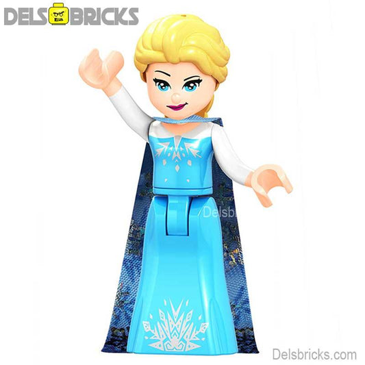 Elsa from Disney's Frozen movies | Lego Minifigures custom Toys 3 - DelsBricks MinifiguresMinifiguresDelsBricks MinifiguresDelsbricks