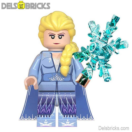 Elsa from Frozen Disney Lego Minifigures Custom Toys 2 - DelsBricks MinifiguresMinifiguresDelsBricks MinifiguresDelsbricks