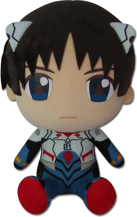 Evangelion Shinji Ikari Plug Suit Sitting Plush - Official New Movie Collectible - DelsBricks Toys & CollectiblesPlushDelsBricks Toys & CollectiblesSuper Anime Store