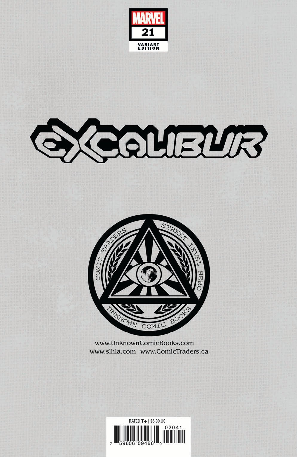 Excalibur 21 Unknown Comics David Nakayama Exclusive Virgin Var Gala (06/09/2021) - DelsBricks Toys & CollectiblesCOMIC BOOK EXCLUSIVEDelsBricks Toys & CollectiblesUnknown Comic Books