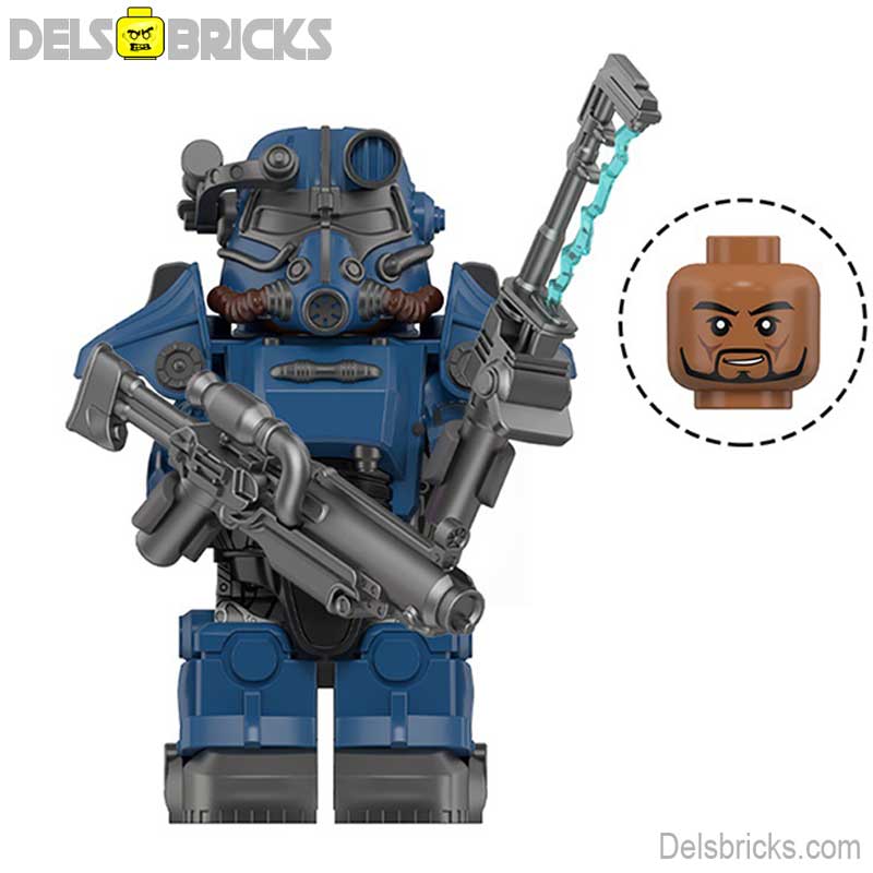 Fallout T - 45 Power Armor Lego Minifigures Custom video Game Toys Set 5 - 2 - DelsBricks MinifiguresMinifiguresDelsBricks MinifiguresDelsbricks