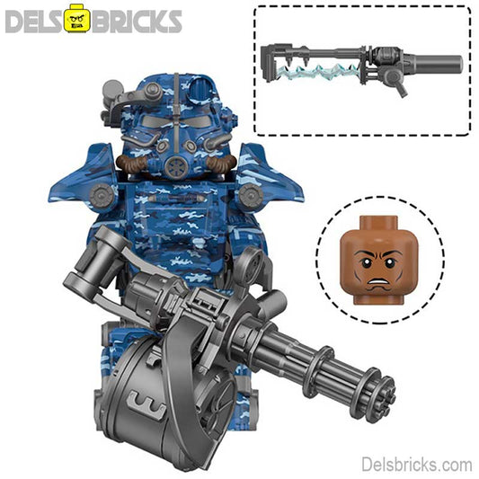 Fallout T - 45 Power Armor Lego Minifigures Custom video Game Toys Set 5 - 5 - DelsBricks MinifiguresMinifiguresDelsBricks MinifiguresDelsbricks