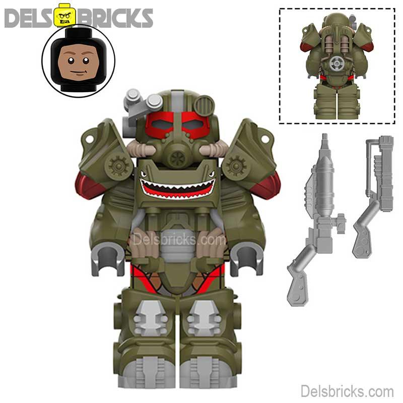 Fallout T60 Power Armor Lego Minifigures Custom video Game Toys 2 - 4 - DelsBricks MinifiguresMinifiguresDelsBricks MinifiguresDelsbricks