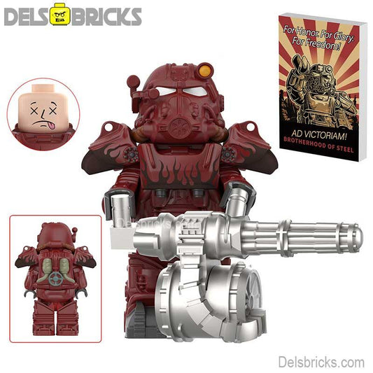 Fallout T60 Power Armor Lego Minifigures Custom video Game Toys Set1 - 7 - DelsBricks MinifiguresMinifiguresDelsBricks MinifiguresDelsbricks