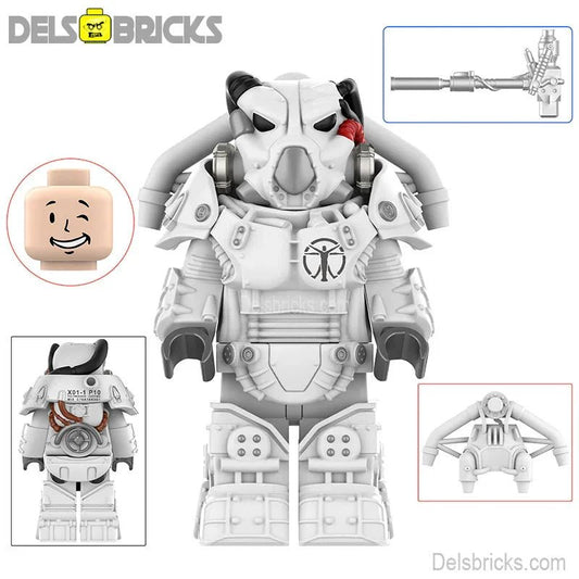 Fallout X - 01 Power Armor Lego Minifigures Custom video Game Toys Set 3 - 3 - DelsBricks MinifiguresMinifiguresDelsBricks MinifiguresDelsbricks