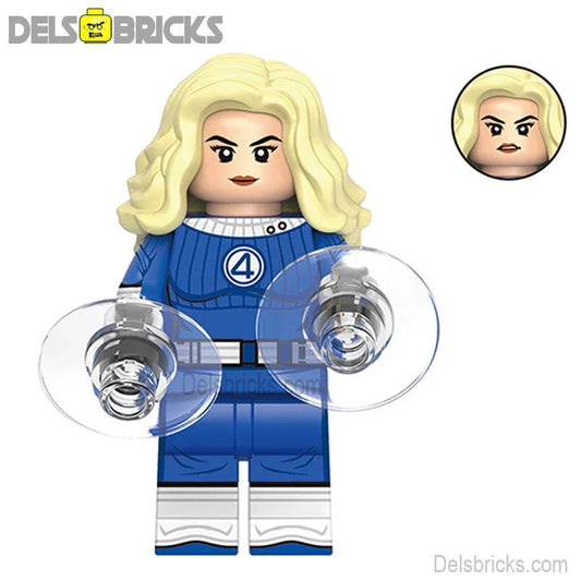 Fantastic Four Sue Storm Invisble Woman Lego Minifigures Custom Toys 1 - DelsBricks MinifiguresMinifiguresDelsBricks MinifiguresDelsbricks