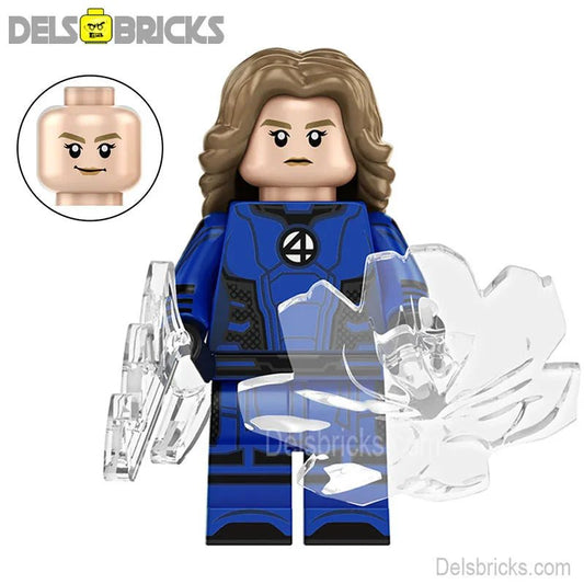 Fantastic Four Sue Storm Invisble Woman Lego Minifigures Custom Toys 2 - DelsBricks MinifiguresMinifiguresDelsBricks MinifiguresDelsbricks