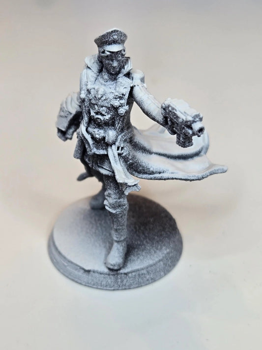 Female Officer by 3DArtGuy 32mm scale, 32mm tall, Miniature War Gaming Figure, Grim Dark, Proxy, DnD, Commissar, Guard - DelsBricks Toys & CollectiblesResin Printed MiniatureDelsBricks Toys & CollectiblesMega Diamonds & Schwartzreiter Mini Forge