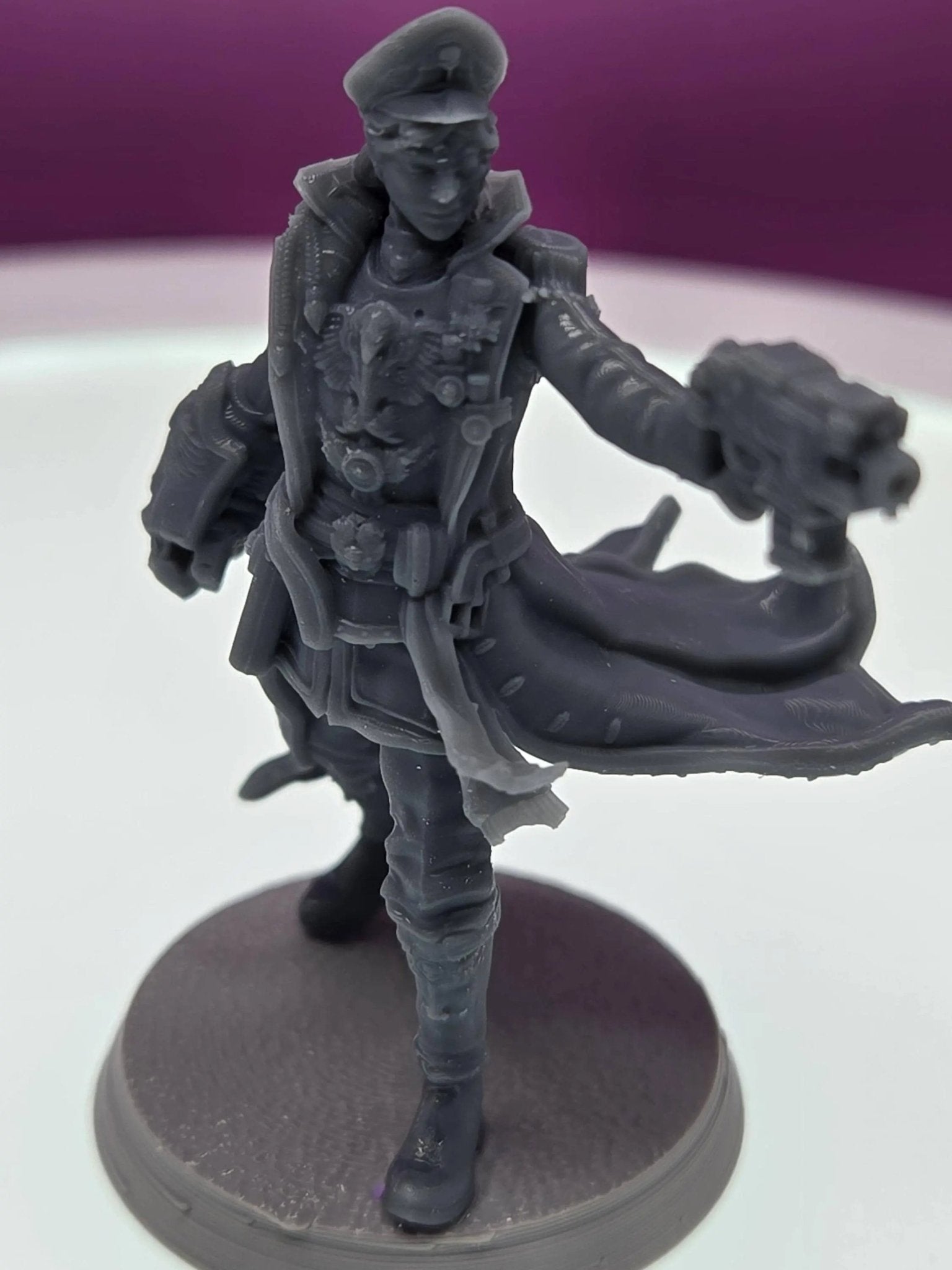 Female Officer by 3DArtGuy 32mm scale, 32mm tall, Miniature War Gaming Figure, Grim Dark, Proxy, DnD, Commissar, Guard - DelsBricks Toys & CollectiblesResin Printed MiniatureDelsBricks Toys & CollectiblesMega Diamonds & Schwartzreiter Mini Forge