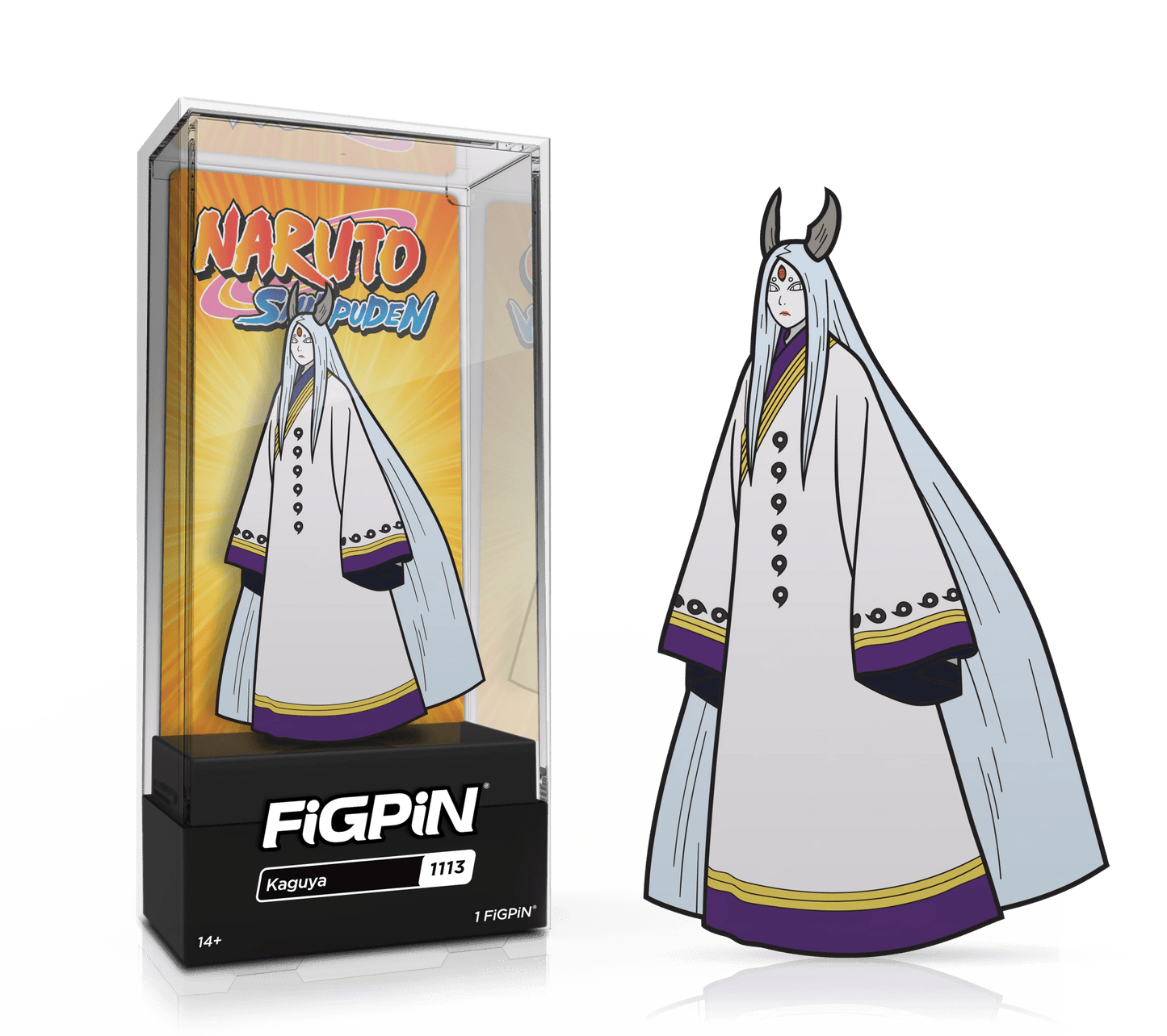 FiGPiN Anime: Naruto - Kaguya (1113) 3 - Inch Enamel Pin - DelsBricks MinifiguresEnamel PinDelsBricks MinifiguresTHE MIGHTY HOBBY SHOP