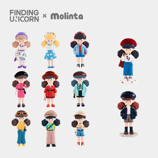 Finding Unicorn Molinta Retro Girls Series Blind Box (1 Blind Box) - DelsBricks Toys & CollectiblesFigureDelsBricks Toys & CollectiblesSuper Anime Store