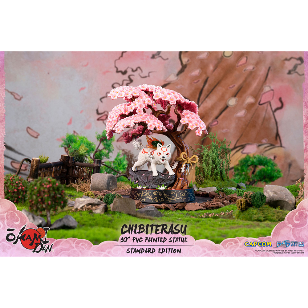 First 4 Figures: Okamiden - Chibiterasu 10 - Inch PVC Statue (Standard Edition) - DelsBricks Toys & CollectiblesFigureDelsBricks Toys & CollectiblesShumi Toys & Gifts