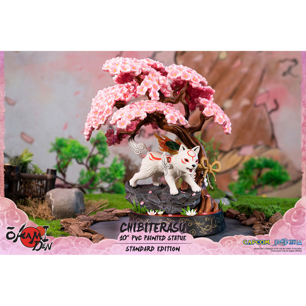 First 4 Figures: Okamiden - Chibiterasu 10 - Inch PVC Statue (Standard Edition) - DelsBricks Toys & CollectiblesFigureDelsBricks Toys & CollectiblesShumi Toys & Gifts